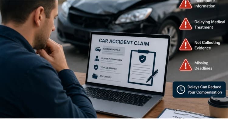Common Mistakes That Can Delay Your Car Accident Claim