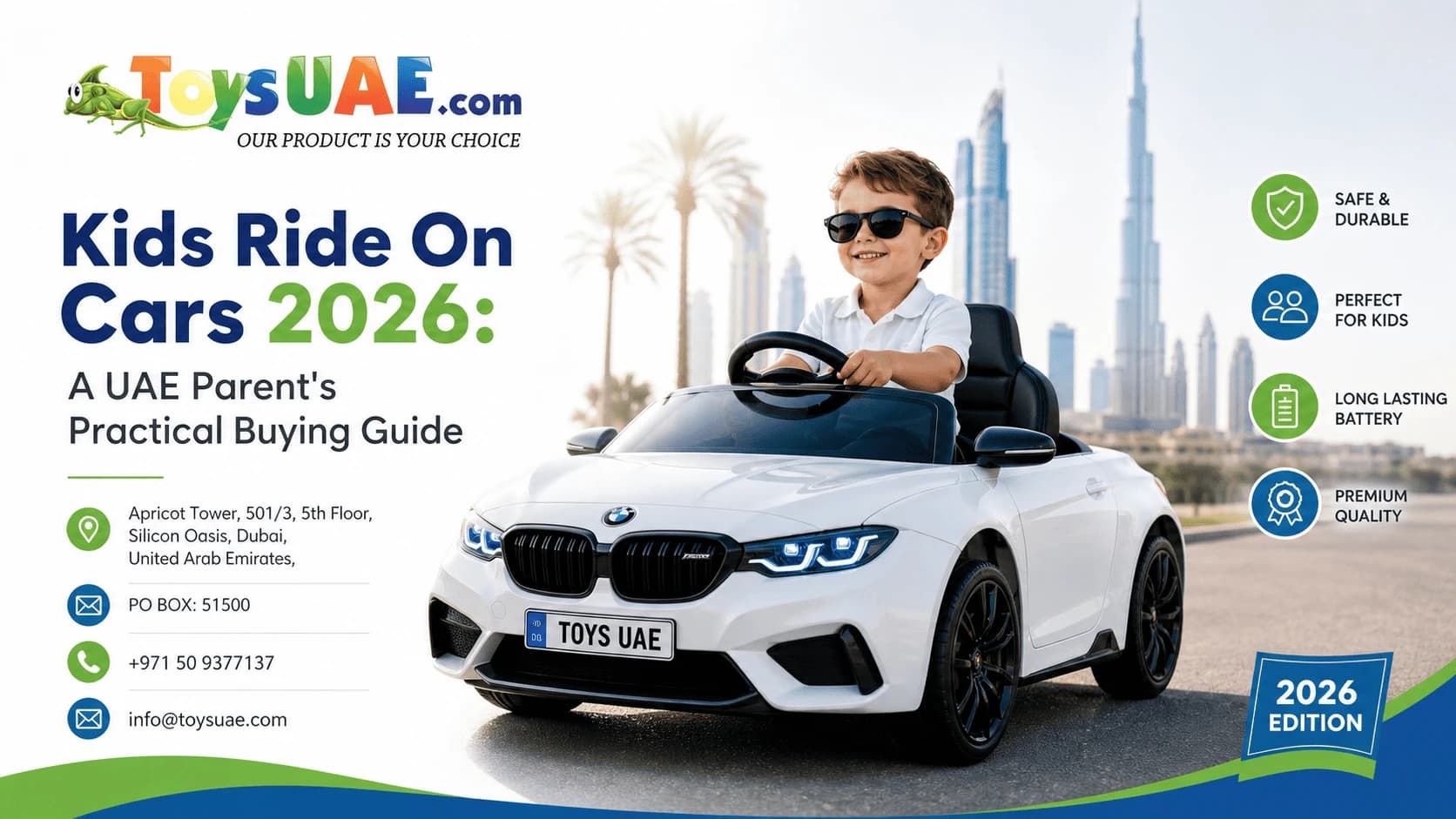 Kids Ride On Cars 2026: A UAE Parent's Practical Buying Guide