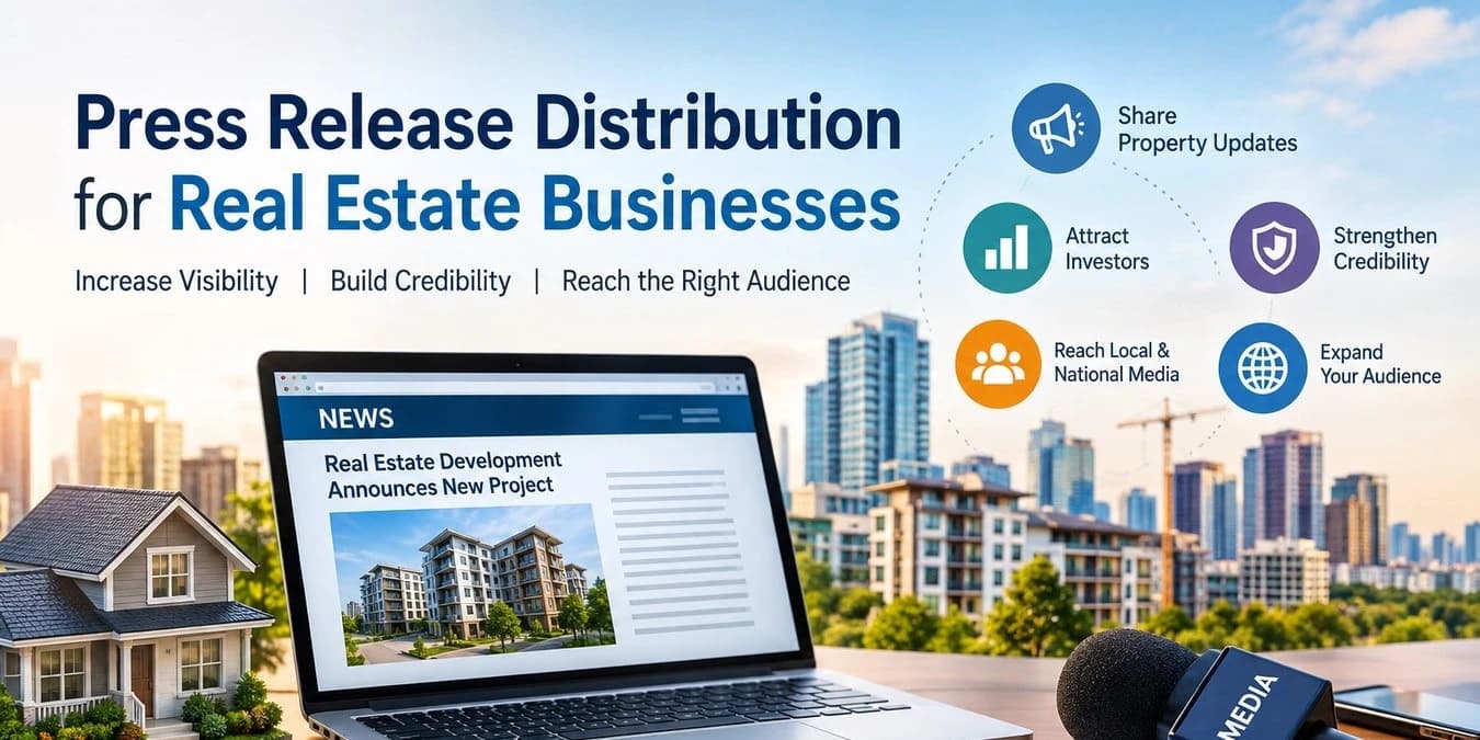 Press Release Distribution for Real Estate Businesses